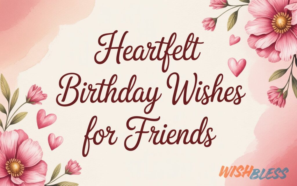 150+ birthday quotes for best friend (heartfelt, funny & emotional) Heartfelt birthday wishes for friends